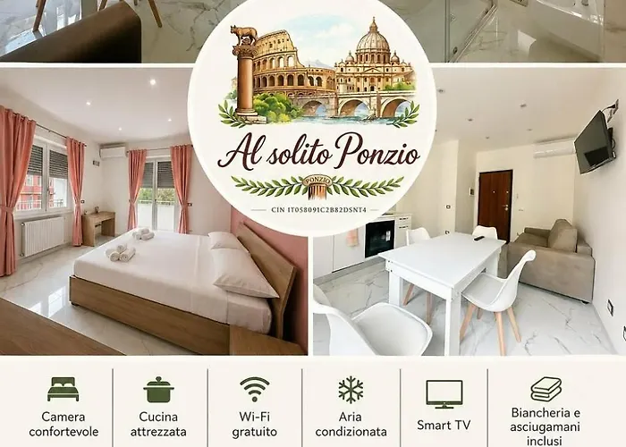 Al Solito Ponzio, Elegant House Near Metro A Apartamento *